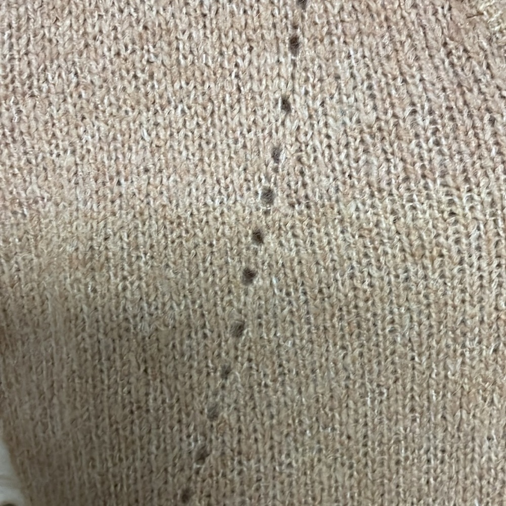 American Eagle size small tan sweater hoodie - Picture 3 of 7